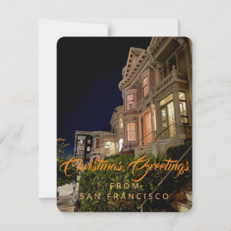 サンフランシスコ絵を描の女子のフェスティバル窓 シーズンカード