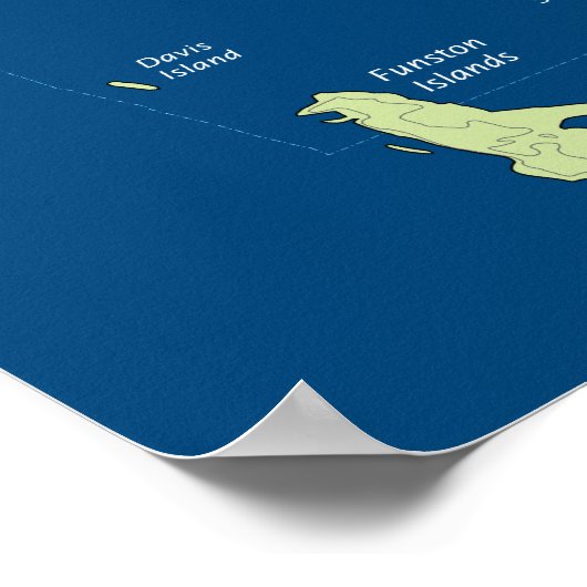 サンフランシスコ群島200年の海面上昇24インチ ポスター (角)