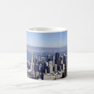 サンフランシスコ自然シーン建物タワーズ コーヒーマグカップ