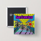 サンフランシスコ自由ボタン 缶バッジ (正面&裏面)