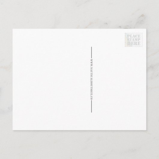 サンフランシスコ航海のCAグラフ緯度（経度） ポストカード (裏面)