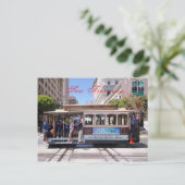 サンフランシスコ葉書のケーブルカー ポストカード (スタンド正面)