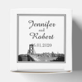 サンフランシスコ行き先結婚式のお願いボックス フェイバーボックス (上部)