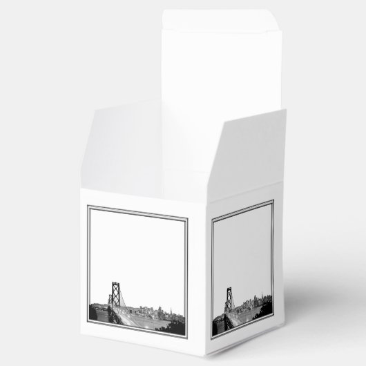 サンフランシスコ行き先結婚式のお願いボックス フェイバーボックス (オープン)