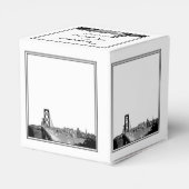 サンフランシスコ行き先結婚式のお願いボックス フェイバーボックス (裏面サイド)