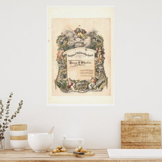 サンフランシスコ警戒の委員会(1825A) ポスター (キッチン)