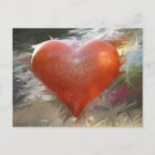 サンフランシスコ赤いハート – はがき (正面)