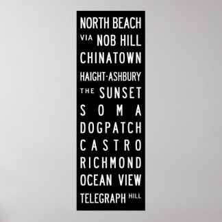 サンフランシスコ転がバス ポスター