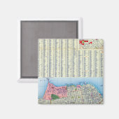 サンフランシスコ通りの地図 マグネット (正面/裏面)