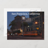 サンフランシスコ通りカー#2はがき ポストカード (正面/裏面)