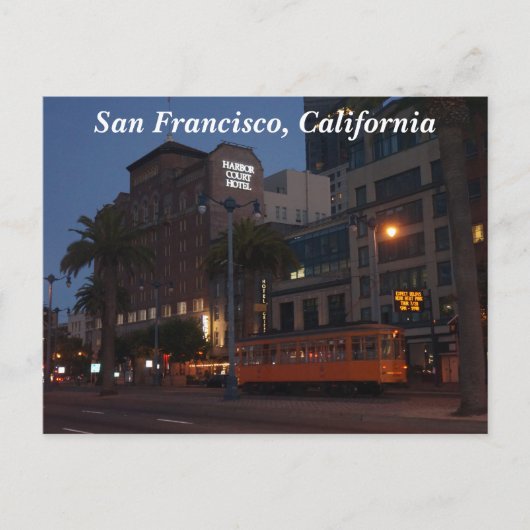 サンフランシスコ通りカー#2はがき ポストカード (正面)