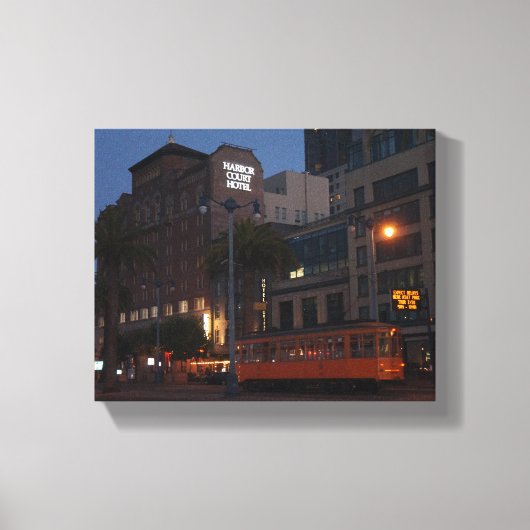 サンフランシスコ通りカー#2キャンバス キャンバスプリント (正面)