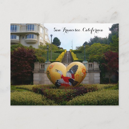 サンフランシスコ通りステップ#1ポストカード ポストカード (正面)