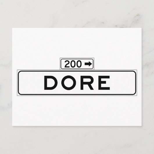 サンフランシスコ通り標識 ポストカード (正面)