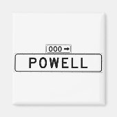 サンフランシスコ通り標識 マグネット (正面)