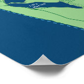 サンフランシスコ通り25ft海面上昇 ポスター (角)