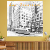 サンフランシスコ通り キャンバスプリント (インサイチュ (リビング))