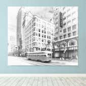 サンフランシスコ通り キャンバスプリント (インサイチュ (ウッドフロア))