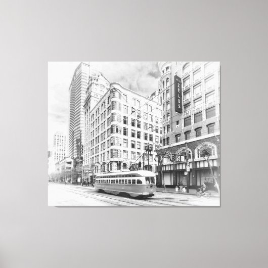 サンフランシスコ通り キャンバスプリント (正面)