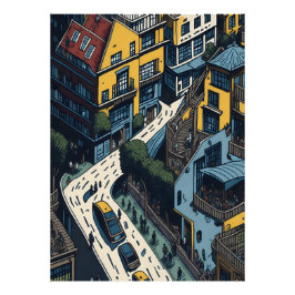 サンフランシスコ通り フォトプリント           