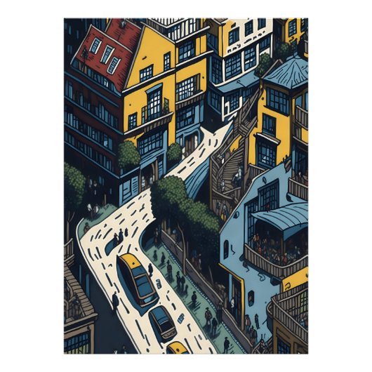 サンフランシスコ通り フォトプリント            (正面)