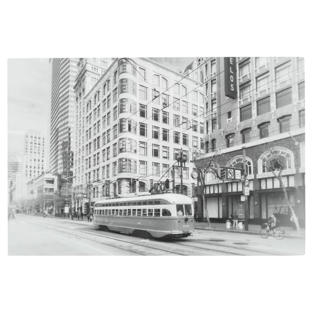 サンフランシスコ通り メタルプリント (正面)