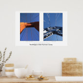 サンフランシスコ郡の橋 ポスター (キッチン)
