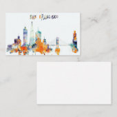 サンフランシスコ都市スカイライン 名刺 (正面/裏面)