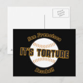 サンフランシスコ野球拷問はがき ポストカード (正面/裏面)