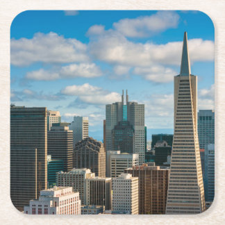 サンフランシスコ金融地区スカイライン スクエアペーパーコースター