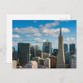 サンフランシスコ金融地区スカイライン ポストカード (正面/裏面)