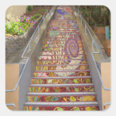 サンフランシスコ隠しガーデンステップス#1シール スクエアシール (正面)