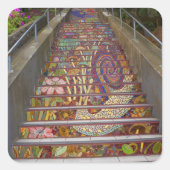 サンフランシスコ隠しガーデンステップス#3シール スクエアシール (正面)