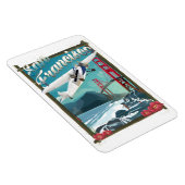 サンフランシスコ飛行旅行ポスター マグネット (右側)