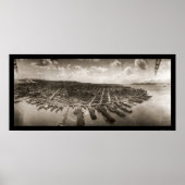 サンフランシスコ飛行船写真1908 ポスター (正面)