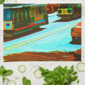 サンフランシスコ004 キッチンタオル (折り畳み)