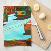 サンフランシスコ004 キッチンタオル (四つ折り)