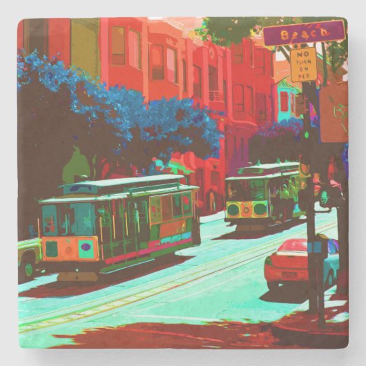 サンフランシスコ005 ストーンコースター (正面)