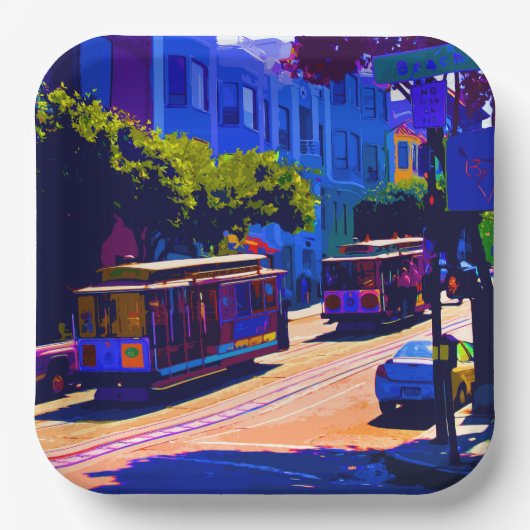 サンフランシスコ006 ペーパープレート (正面)