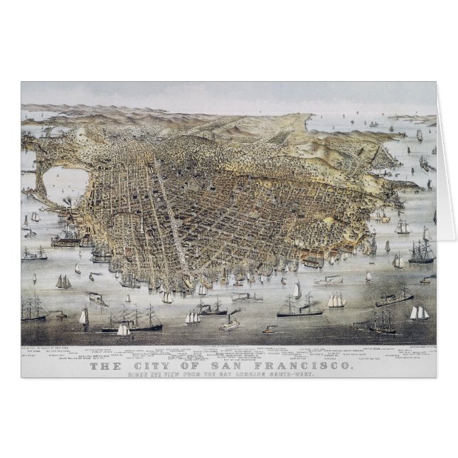 サンフランシスコ1878年の眺め (正面横)