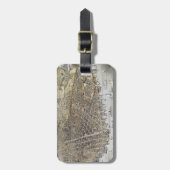 サンフランシスコ1878年の眺め ラゲッジタグ (正面縦)