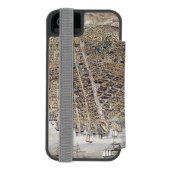 サンフランシスコ1878年の眺め INCIPIO iPhoneウォレットケース (フォリオ裏面)