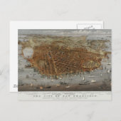 サンフランシスコ1878年 ポストカード (正面/裏面)