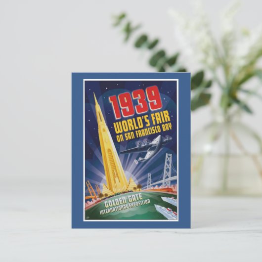サンフランシスコ1939ワールドフェアヴィンテージはがき ポストカード (スタンド正面)