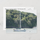 サンフランシスコ,エンジェル島,係留のモイラ ポストカード (正面/裏面)