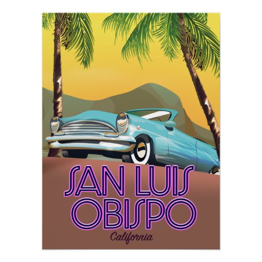 サンフランシスコ オビスポ カリフォルニア 旅行ポスター ポスター (正面)