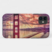 サンフランシスコ、カリフォルニアのゴールデンゲートブリッジ Case-Mate iPhoneケース (裏面(横))