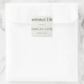 サンフランシスコ・カリフォルニアのタイトルページ スクエアシール (バッグ)