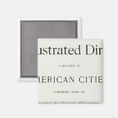 サンフランシスコ・カリフォルニアのタイトルページ マグネット (正面/裏面)