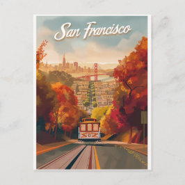 サンフランシスコ，カリフォルニアのヴィンテージ旅行 ポストカード